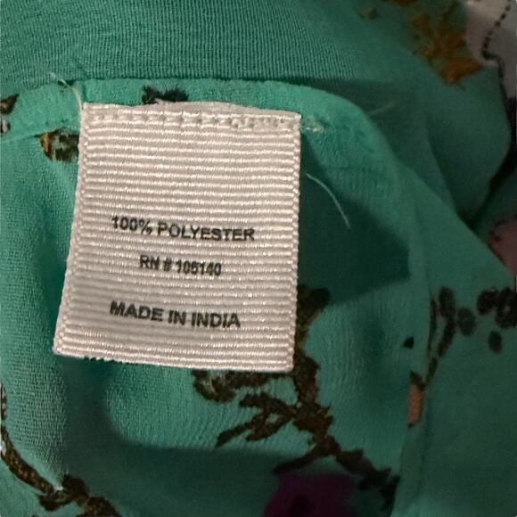 NWT Ultra Pink Floral Sheer Kimono Ruana Wrap 2X - Picture 11 of 14